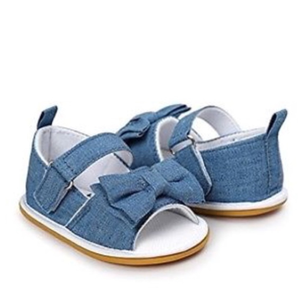 Baby Toddler Girls Bow Knot Sandals First Walker